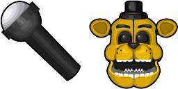 Cursor preview: Golden Freddy - 66 - cute-cursor.com
