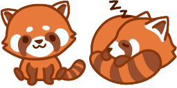 Cursor preview: Enchanting Red Panda - 66 - cute-cursor.com