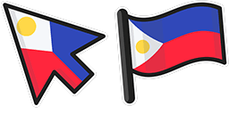 Cursor preview: Philippines Flag - 1 - cute-cursor.com