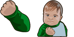 Cursor preview: Kid Meme - 66 - cute-cursor.com