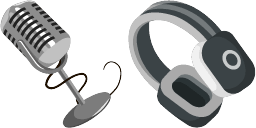 Cursor preview: Radio Host - 1 - cute-cursor.com