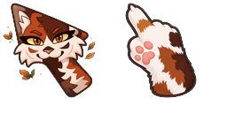 Cursor preview: Warrior Cats Mapleshade Cute Cursor Pack - 1 - cute-cursor.com