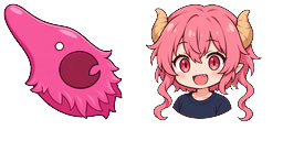 Cursor preview: Pink Ilulu - 67 - cute-cursor.com