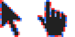 Cursor preview: Pixel Art Retro - 66 - cute-cursor.com
