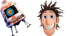 Cursor preview: Cloudy Meatballs Flint - 1 - cute-cursor.com