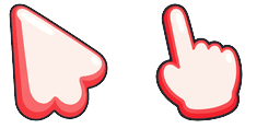 Cursor preview: Cherry Puff - 1 - cute-cursor.com