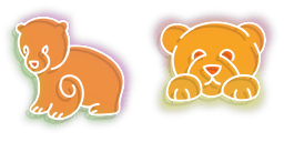 Cursor preview: Bears - 1 - cute-cursor.com
