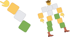Cursor preview: Wordle Sheriff Meme - 1 - cute-cursor.com