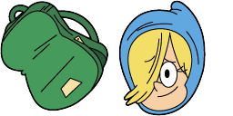 Cursor preview: Cute Cursor - Nikki & Backpack - 1 - cute-cursor.com