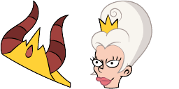 Cursor preview: Cute Cursor Pack - Disenchantment's Queen Dagmar - 1 - cute-cursor.com