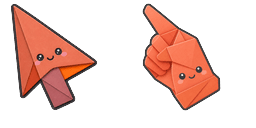 Cursor preview: Clay Fire Fold - 1 - cute-cursor.com