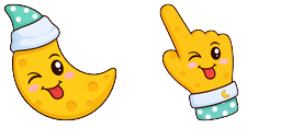 Cursor preview: Cursodji Wink - 1 - cute-cursor.com