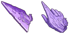 Cursor preview: Cute Star Wars Purple - 66 - cute-cursor.com