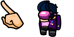 Cursor preview: Bibi Crewmate - 1 - cute-cursor.com