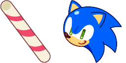 Cursor preview: Sonic Cursor Pack - Customized Sonic Cookie - 66 - cute-cursor.com