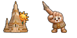 Cursor preview: Bangkok Wat Arun - 66 - cute-cursor.com