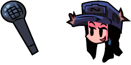 Cursor preview: Cassette Girl - 41 - cute-cursor.com
