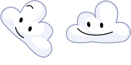 Cursor preview: Cloudy - 40 - cute-cursor.com