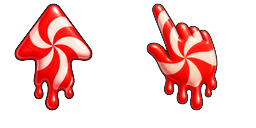 Cursor preview: Cherry Candy Melt - 1 - cute-cursor.com