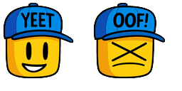 Cursor preview: Yellow Yeet Oof - 67 - cute-cursor.com
