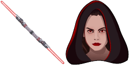 Cursor preview: Dark Rey Lightsaber - 67 - cute-cursor.com