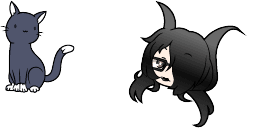 Cursor preview: Morgana Kitty - 1 - cute-cursor.com