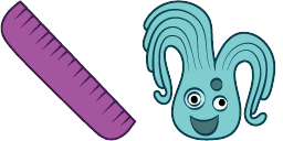 Cursor preview: PaRappa Cute Cursor Pack - 1 - cute-cursor.com