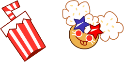 Cursor preview: Custom Cursor Cookie Run Popcorn - 67 - cute-cursor.com