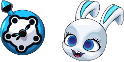 Cursor preview: Fluff Rabbit - 66 - cute-cursor.com