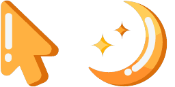 Cursor preview: Crescent Minimal - 1 - cute-cursor.com