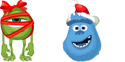 Cursor preview: Sulley & Mike - 66 - cute-cursor.com