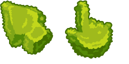 Cursor preview: Woody Bush Bloom - 1 - cute-cursor.com