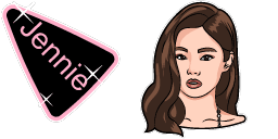 Cursor preview: Kim Jennie - 66 - cute-cursor.com