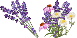 Cursor preview: Cute Cursor - Lavender and Wildflowers Collection - 1 - cute-cursor.com