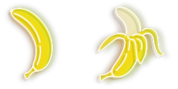 Cursor preview: Banana - 65 - cute-cursor.com