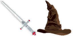 Cursor preview: Sorting Hat - 1 - cute-cursor.com