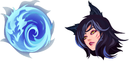 Cursor preview: Ahri Cute Cursor Pack - 1 - cute-cursor.com