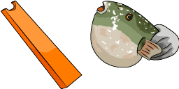 Cursor preview: Carrot Fish Meme - 1 - cute-cursor.com