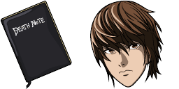 Cursor preview: Light Yagami - 66 - cute-cursor.com