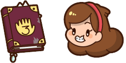 Cursor preview: Mable Pines Cute - 1 - cute-cursor.com