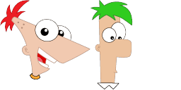 Cursor preview: Phineas & Ferb - 1 - cute-cursor.com
