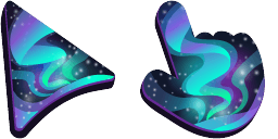 Cursor preview: Northern Aurora - 1 - cute-cursor.com