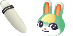 Cursor preview: Sasha Rabbit - 65 - cute-cursor.com
