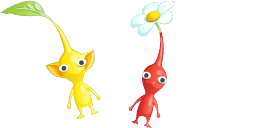 Превью курсора: Yellow and Red Pikmin - 54 - cute-cursor.com