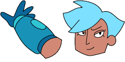 Cursor preview: Hue Troop Leader - 1 - cute-cursor.com