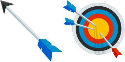Cursor preview: Archery - 1 - cute-cursor.com