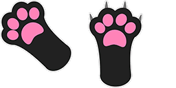 Cursor preview: Feline Paw - 66 - cute-cursor.com