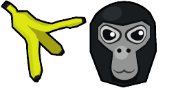 Cursor preview: Cute Gorilla - 1 - cute-cursor.com