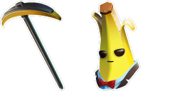 Cursor preview: Agent Peely Bananaxe - 65 - cute-cursor.com
