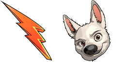 Cursor preview: Bolt Superdog - 1 - cute-cursor.com